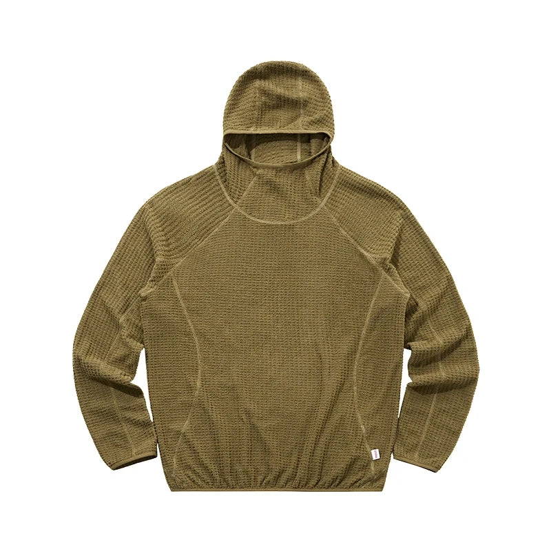 Knit Hooded Sweatshirt