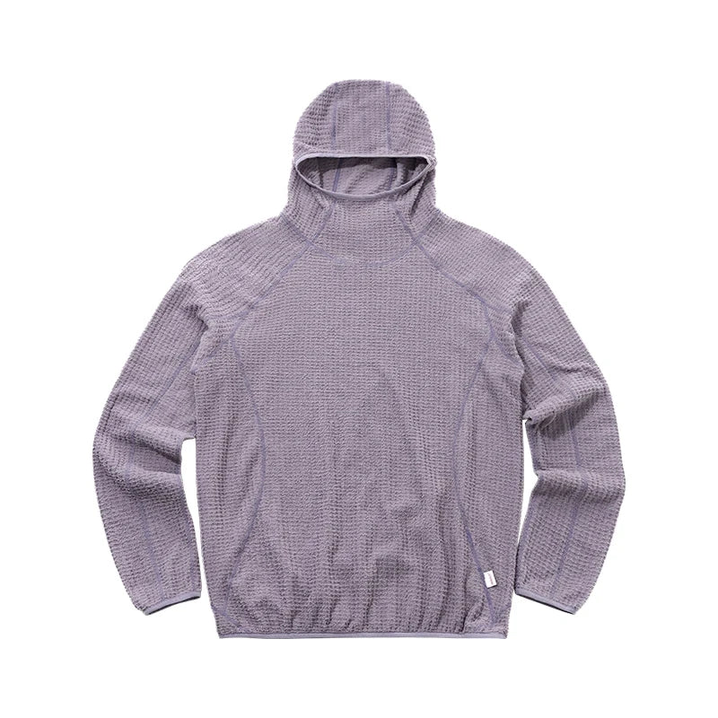 Knit Hooded Sweatshirt