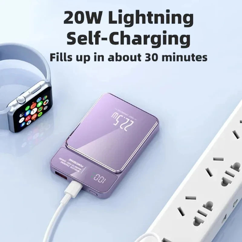 Slim Magnetic Portable Power Bank