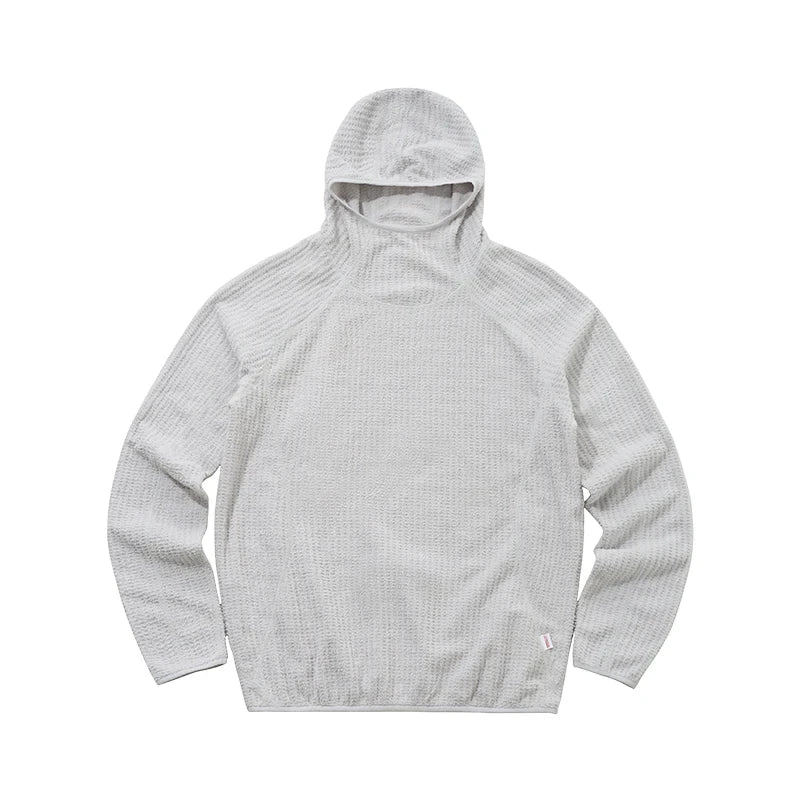 Knit Hooded Sweatshirt
